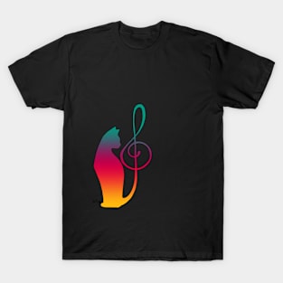 Cat Symphony Colors T-Shirt